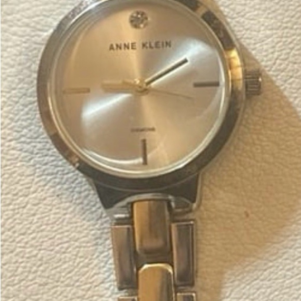 Anne Klein Two-Tone Silver and Gold Watch